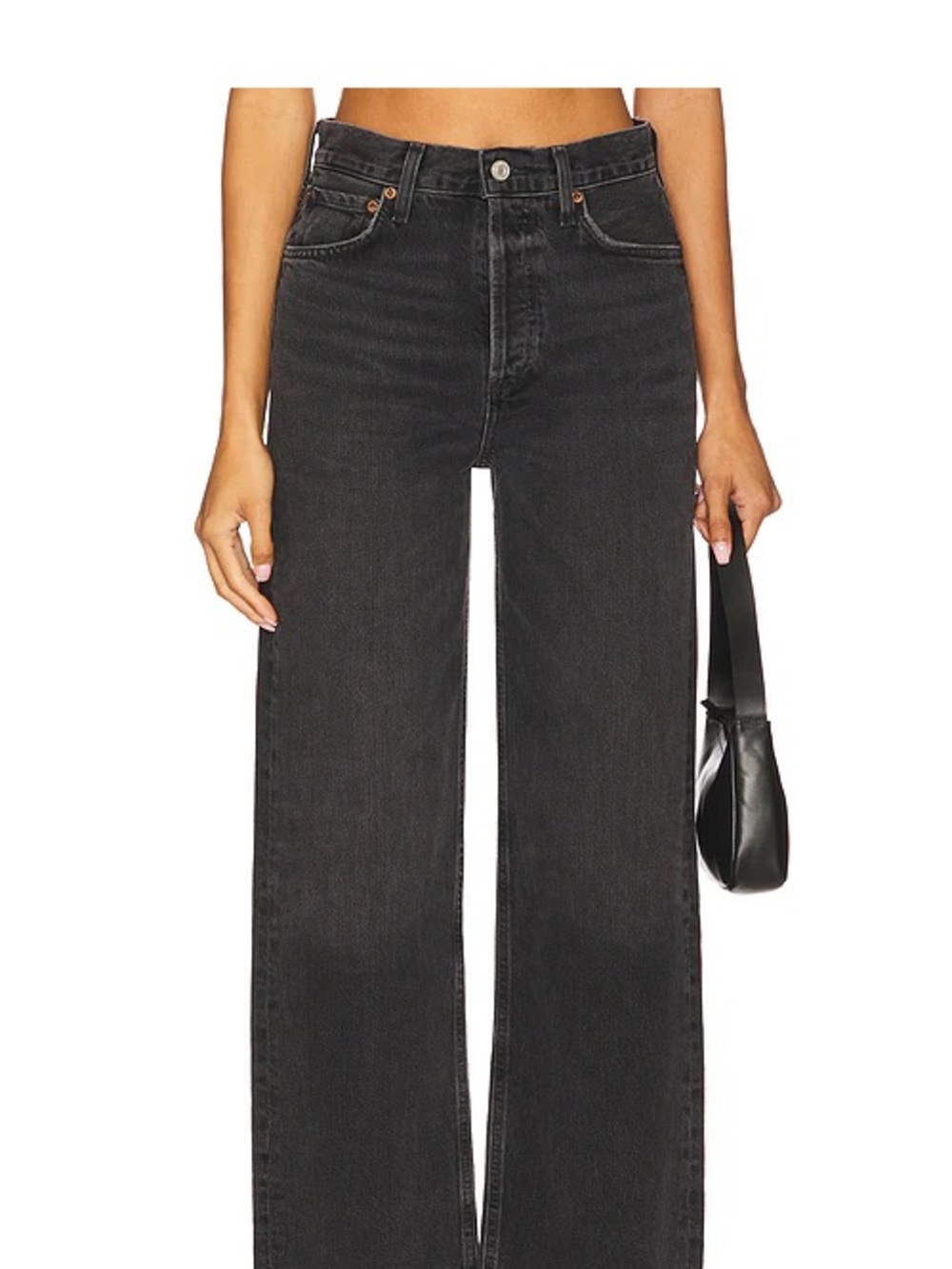 Redone high rise wide leg jeans